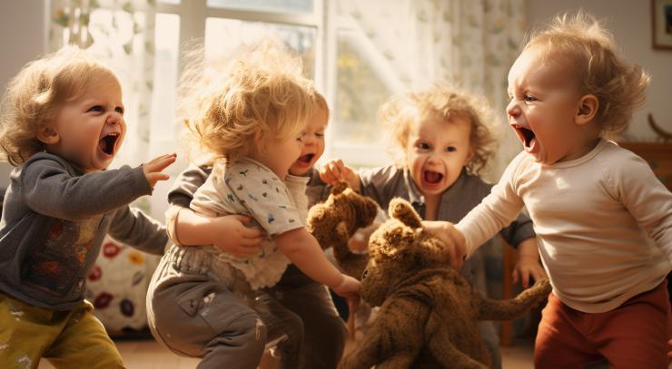 Frågesport för småbarn: Hur många småbarn kan du slå i ett slagsmål?