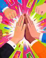 Happy Salmon Game: Slap, Yell, and Win Fast