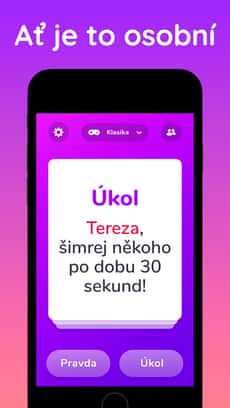 Screenshot Pravda nebo úkol extrémní app