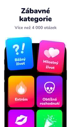 Screenshot Co bys radši? app