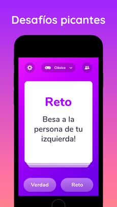 Screenshot Verdad o reto extremo app