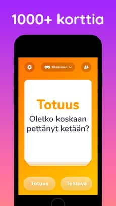 Screenshot Totuus vai tehtävä äärimmäistä app