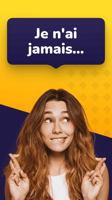 Screenshot Je n'ai jamais app
