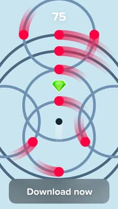 Screenshot Circle Jumps app