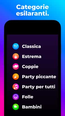 Screenshot Obbligo o verità app
