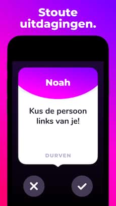 Screenshot Doen, Durf of de Waarheid app