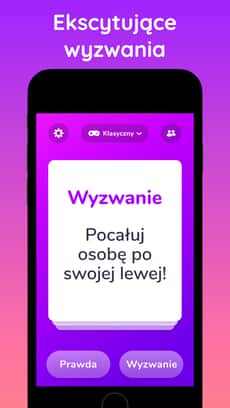 Screenshot Prawda czy wyzwanie ekstremum app
