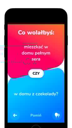 Screenshot Co wolisz? app