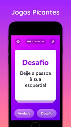 Screenshot Verdade ou desafio extremo app