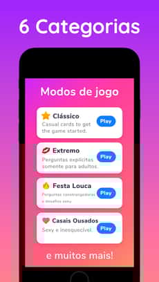 Screenshot Verdade ou desafio extremo app
