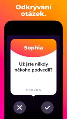 Screenshot Pravda nebo úkol app