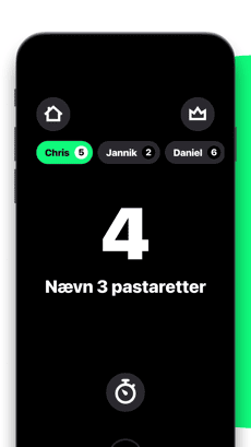 Screenshot 5 sekunder spil app