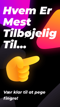 Screenshot Hvem er mest tilbøjelig til app