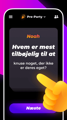 Screenshot Hvem er mest tilbøjelig til app