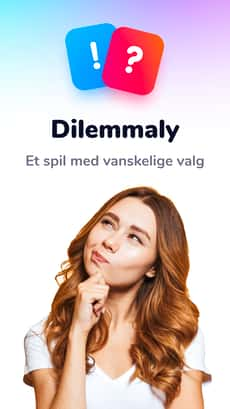 Screenshot Hvad vil du helst? app