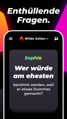 Screenshot Wer würde eher app