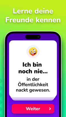 Screenshot Ich hab noch nie app