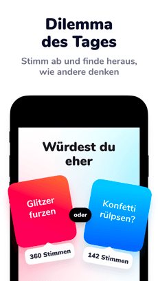 Screenshot Würdest du eher? app