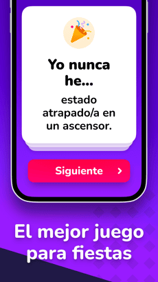 Screenshot Yo nunca he app