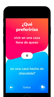 Screenshot ¿Qué prefieres? app