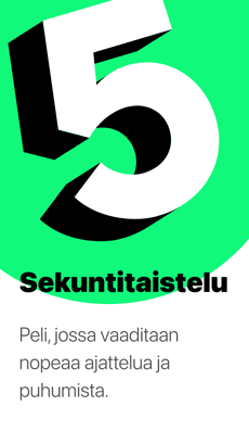 Screenshot 5 sekuntia peli app