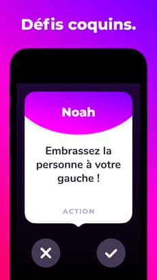 Screenshot Action ou vérité app