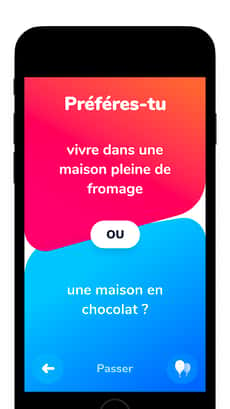 Screenshot Tu préfères ? app