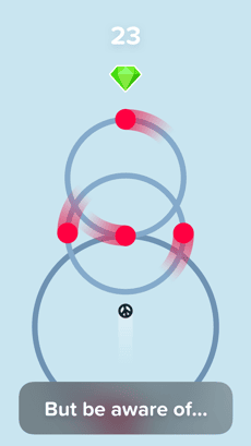 Screenshot Circle Jumps app