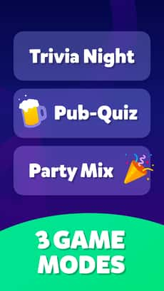 Screenshot Party Trivia app