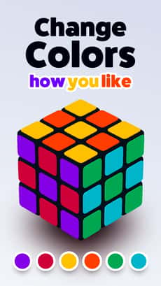 Screenshot Rubik's Cube app