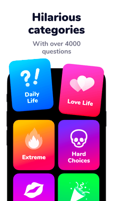 Screenshot Would you rather? app