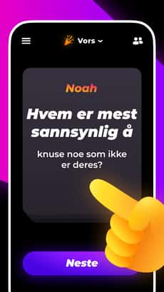 Screenshot Hvem i rommet app