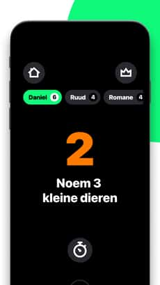 Screenshot 5 seconden spel app