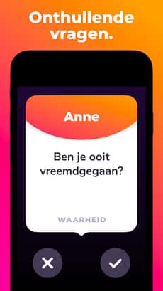 Screenshot Doen, Durf of de Waarheid app