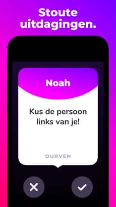 Screenshot Doen, Durf of de Waarheid app