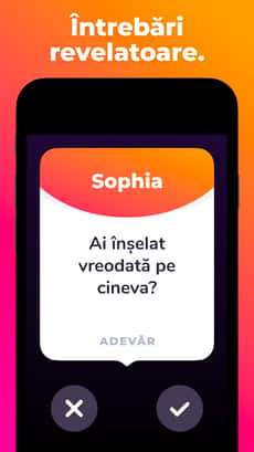 Screenshot Adevăr sau provocare app