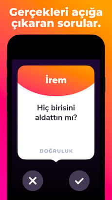 Screenshot Doğruluk mu Cesaret mi app