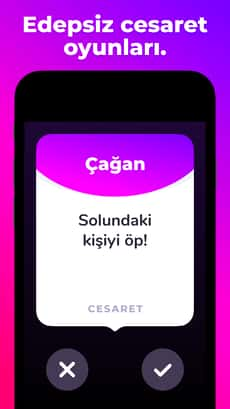 Screenshot Doğruluk mu Cesaret mi app