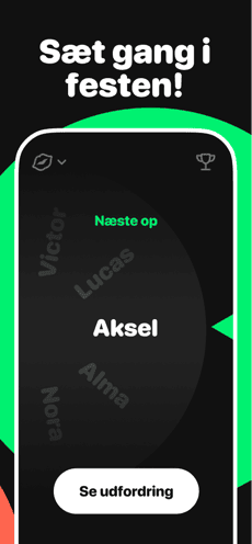 Screenshot 5 sekunder spil app