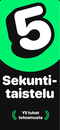 Screenshot 5 sekuntia peli app