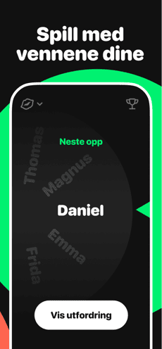 Screenshot 5 sekunders spill app