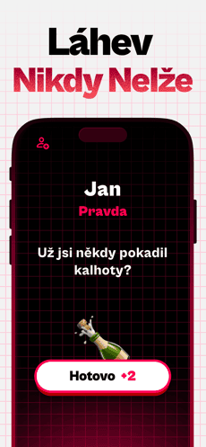 Screenshot Pravda nebo úkol app