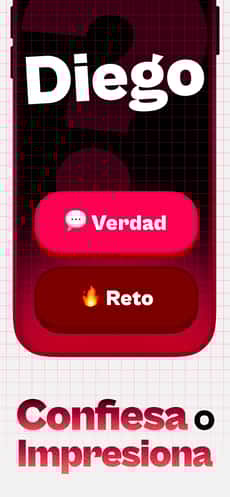 Screenshot Verdad o reto app