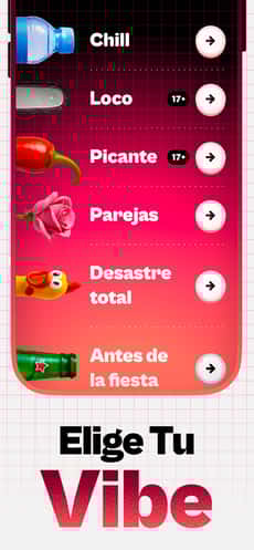 Screenshot Verdad o reto app