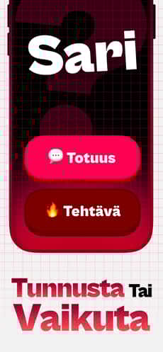 Screenshot Totuus vai tehtävä app