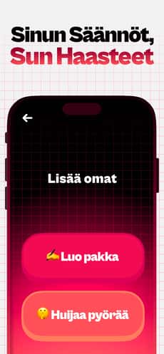 Screenshot Totuus vai tehtävä app