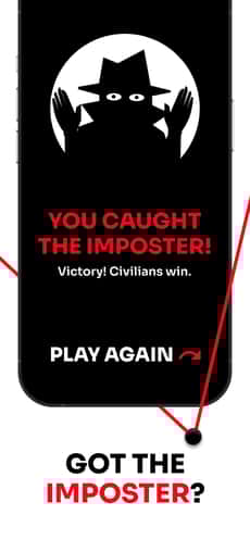 Screenshot Imposter app