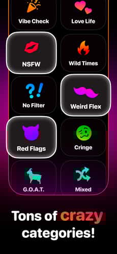 Screenshot Most Likely To app