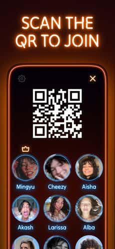 Screenshot Spinner Party app