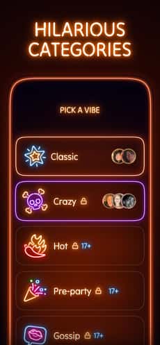 Screenshot Spinner Party app